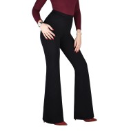 Παντελόνι σε γραμμή καμπάνα μαύρο σε ποιότητα ποντοστόφα